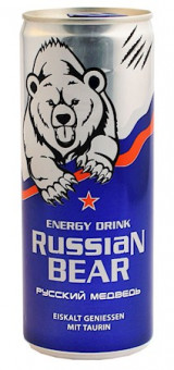 Energy Drink Russian Bear Dose 250ml DPG - Напиток энергет.коф.-содерж.Русский Медведь 250мл DPG