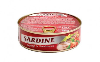 SibFisch ATL Sardine in Tom.Sosse 240g 1/24 Сардина Атлантич.в томат.соусе 240г 1/24 SibFisch