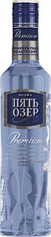 Водка Пять Озер Премиум 0,7L 40% Wodka 5 Oser Premium 40% Alc. 0,7L 