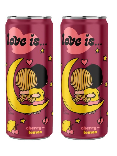 Love is mit Kirsche-Zitrone Geschmack 0,33l
