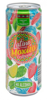 Latino Moxito Erdbeere 330ml / Latino Мохито Клубничный 330мл